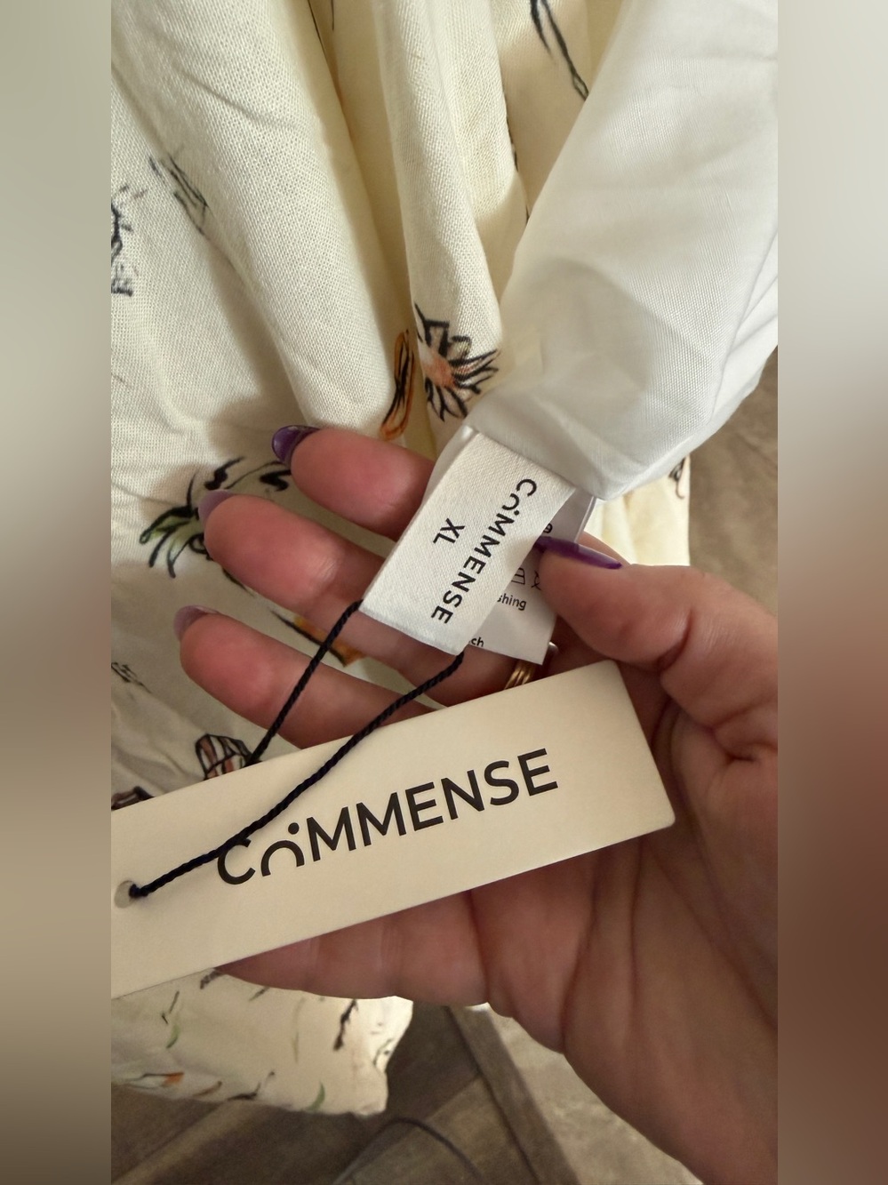 Commense Tie Back Casual Resort Dress,  XL - Picture 5 of 7
